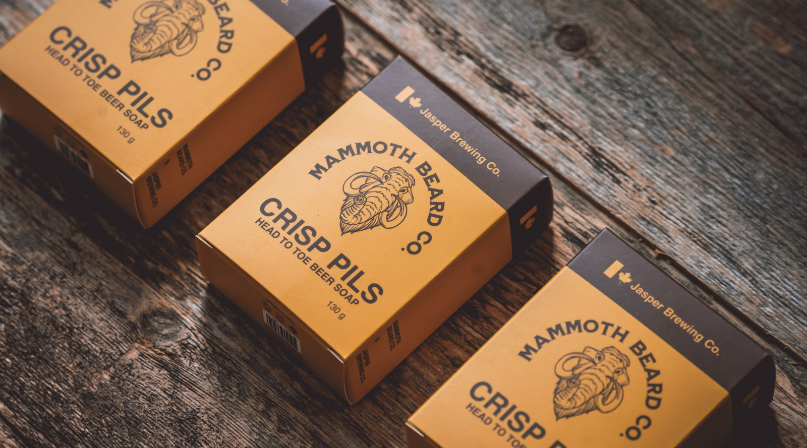 Introducing Mammoth Beard Co. x Jasper Brewing Crisp Pils Head-To-Toe Beer Soap