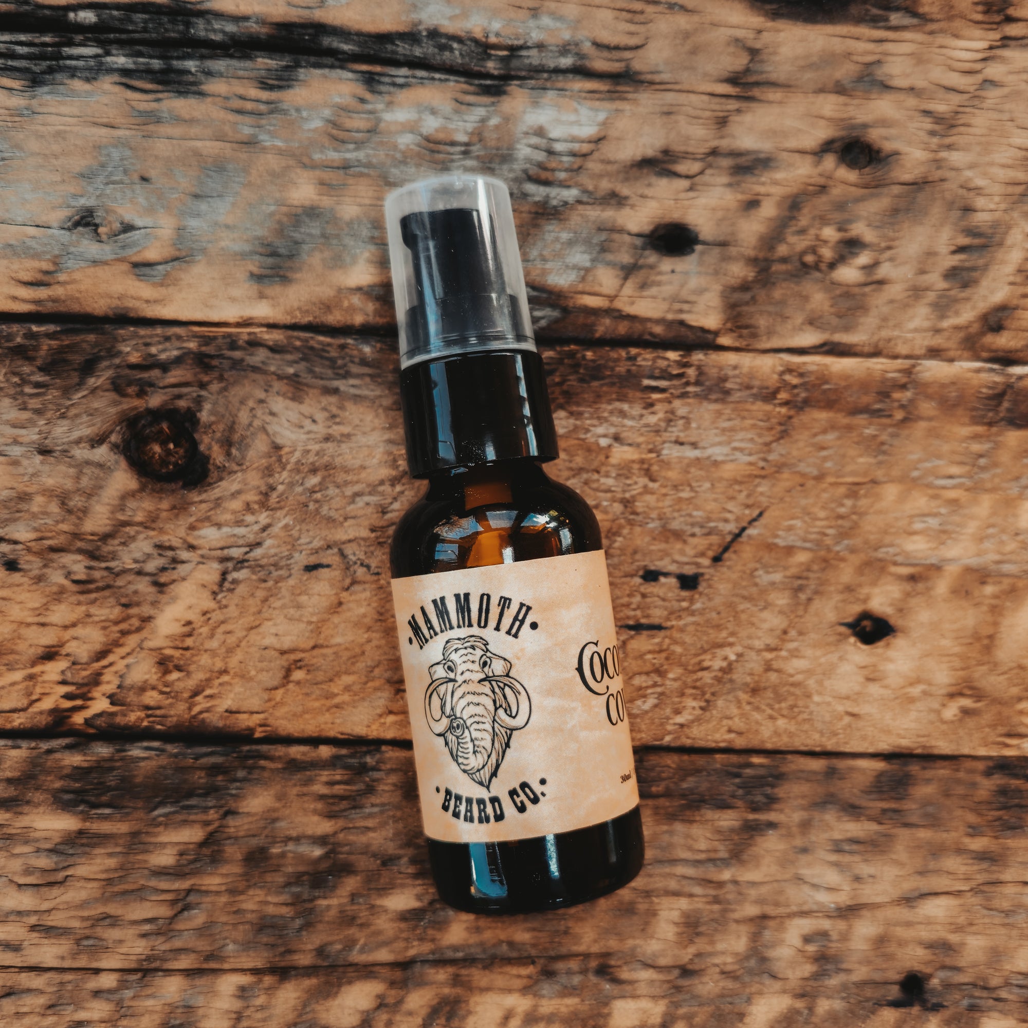 Premium Mammoth Beard Co. Argan Beard Oil - Coconut Cove