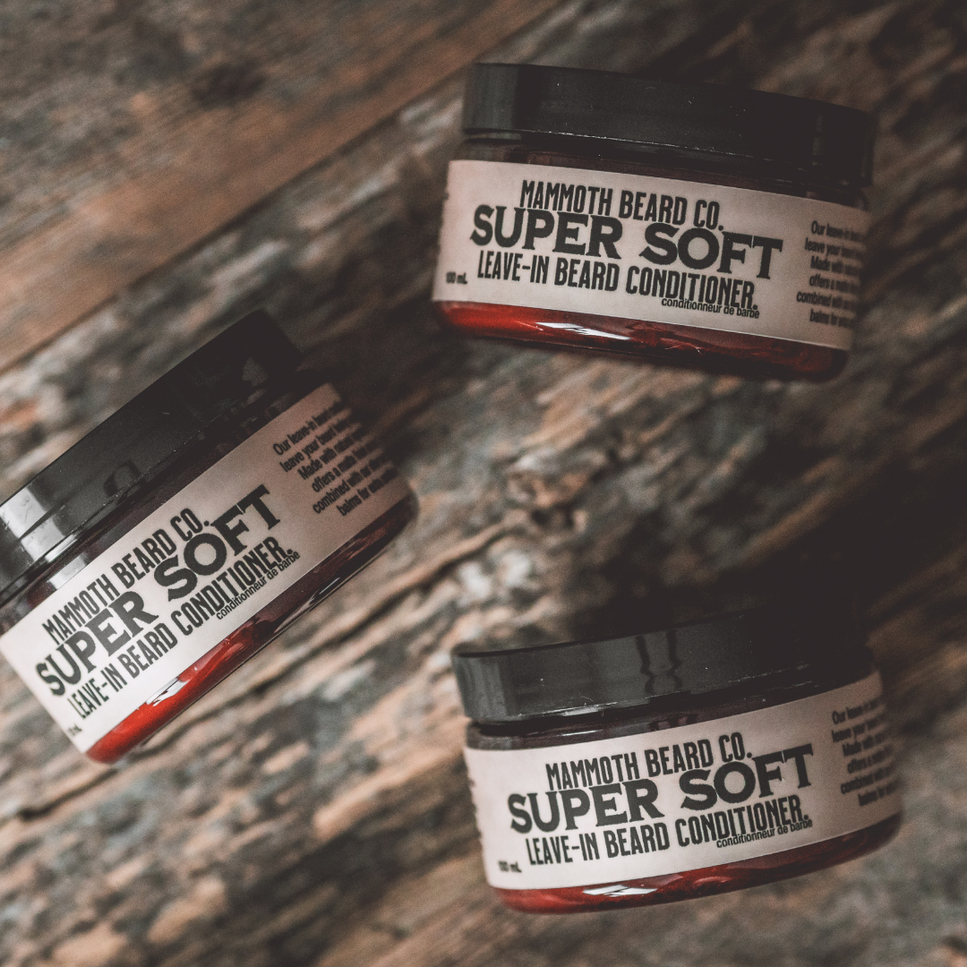 Super Soft Leave-In Beard Conditioner from Mammoth Beard Co - Nourishing and Softening Formula for Beards