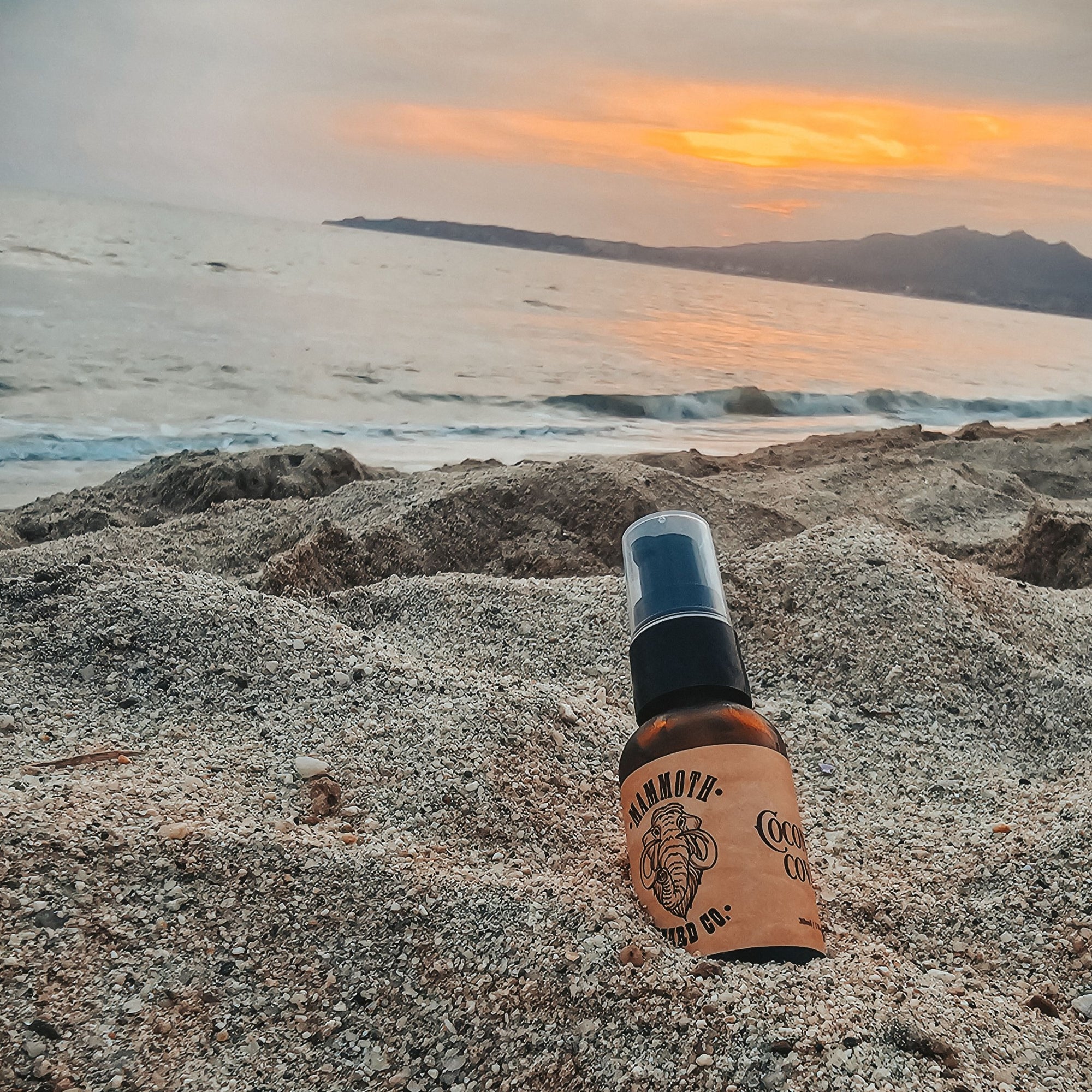 Premium Mammoth Beard Co. Argan Beard Oil - Coconut Cove
