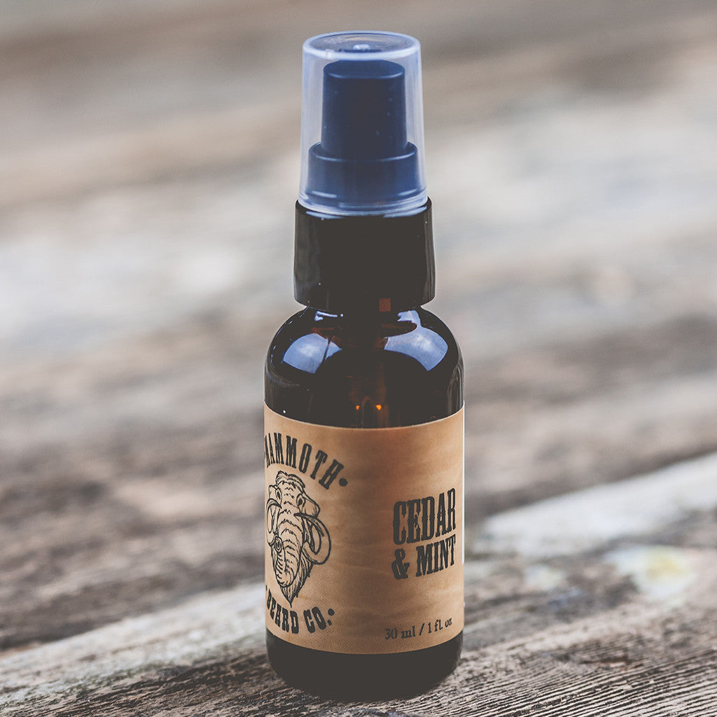Hazelnut &amp; Hemp Beard Conditioning Oil - Cedar &amp; Mint