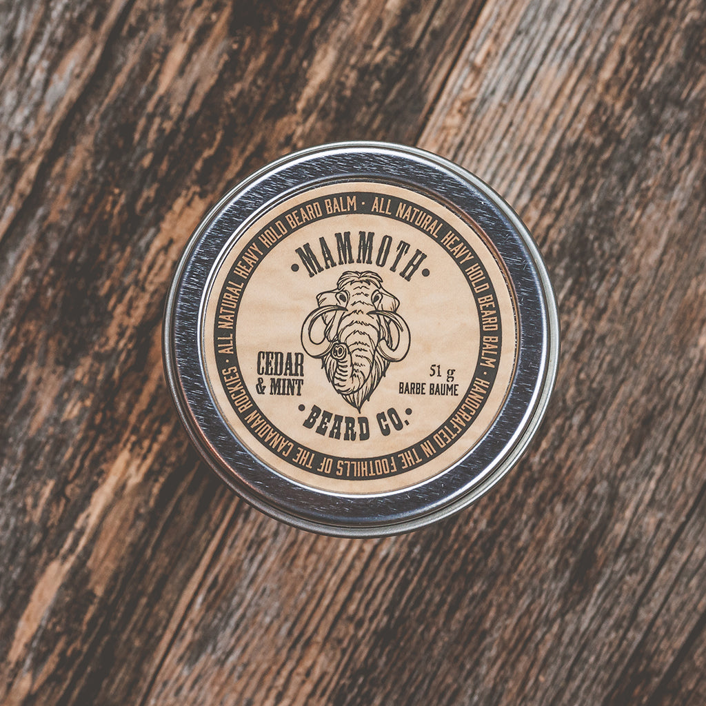 Heavy Hold Beard Balm ~ Cedar &amp; Mint