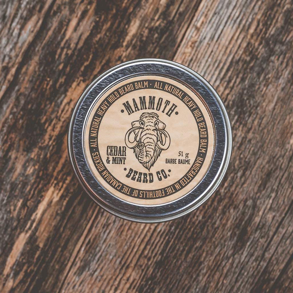 Heavy Hold Beard Balm ~ Cedar & Mint