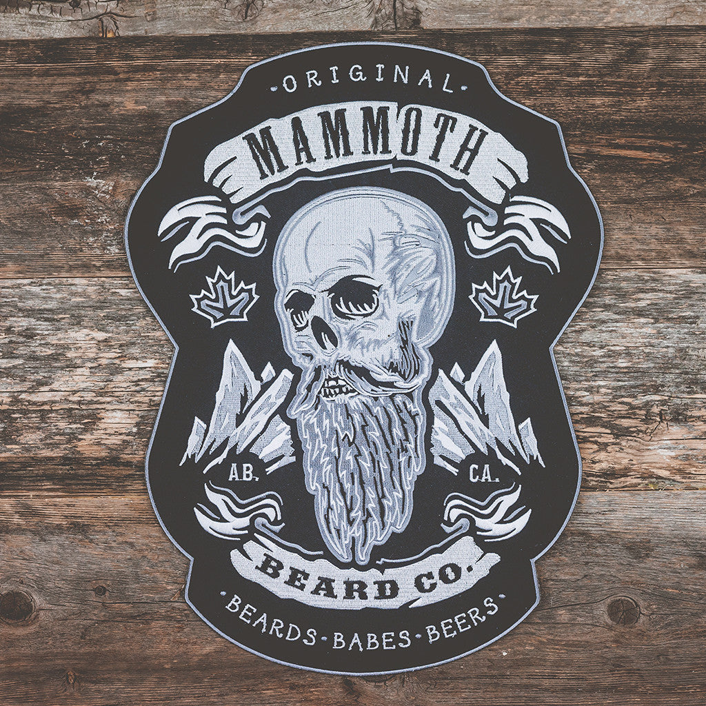 Mammoth Beard Back Patch