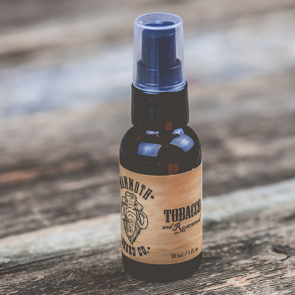 Hazelnut & Hemp Beard Conditioning Oil - Tobacco & Rosewood