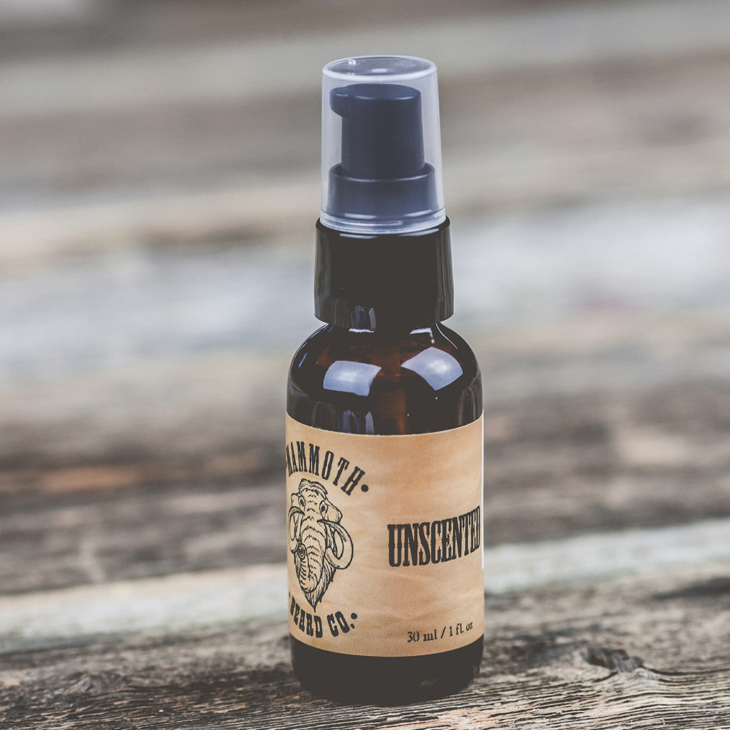 Hazelnut & Hemp Beard Conditioning Oil - Unscented